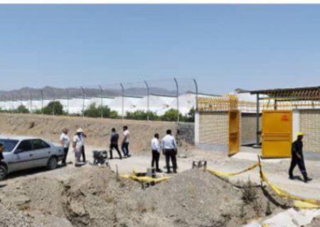 عملیات گازرسانی به گلخانه‌های رودان