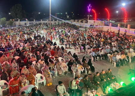 شور و شوق روستائیان در شب میلاد نور