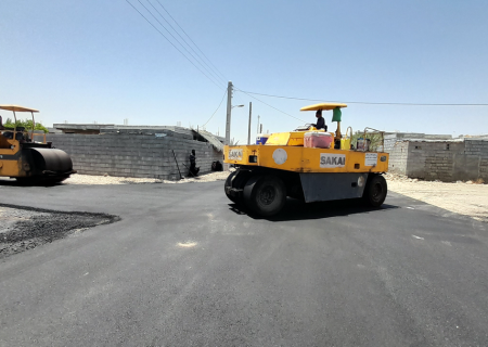 آغاز آسفالت معابر چهار روستای بخش مرکزی رودان