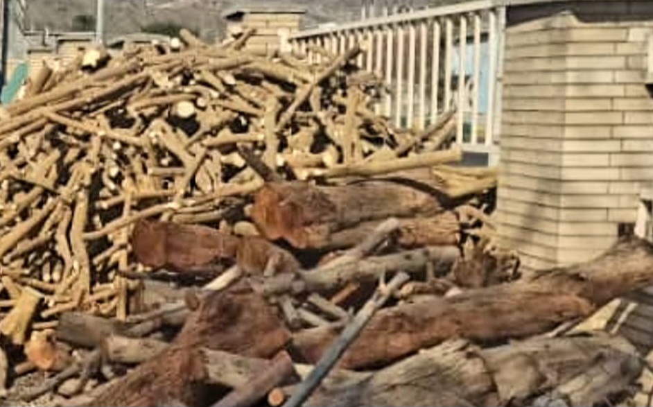 ۲ تن چوب جنگلی غیرمجاز در رودان توقیف شد