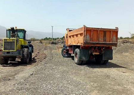 جلوگیری از برداشت غیرمجاز شن و ماسه در اراضی‌ ملی رودان