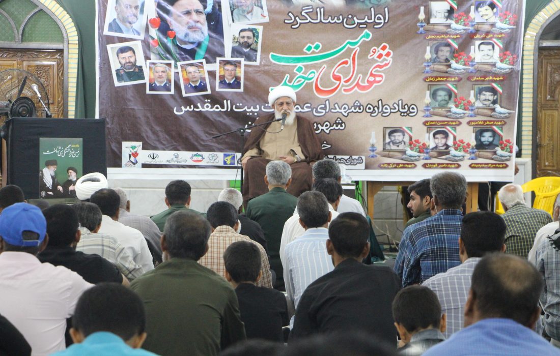 مراسم سالگرد شهدای خدمت و یادواره شهدای عملیات بیت‌المقدس رودان برگزار شد