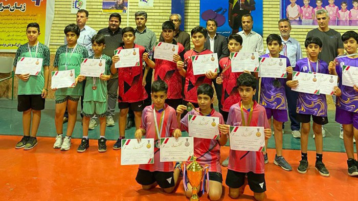 مسابقات استانی تنیس روی میز دانش‌آموزان ابتدایی در رودان برگزار شد