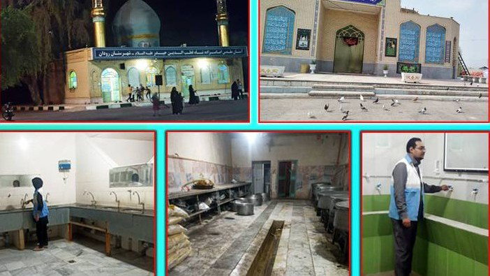 انجام ۲۰۰ بازدید بهداشتی از هیئت‌ها و مساجد رودان