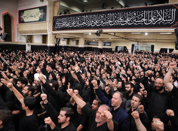 برگزاری مراسم عزاداری دهه دوم محرم و نکوداشت شهدای اقتدار ایران در رودان