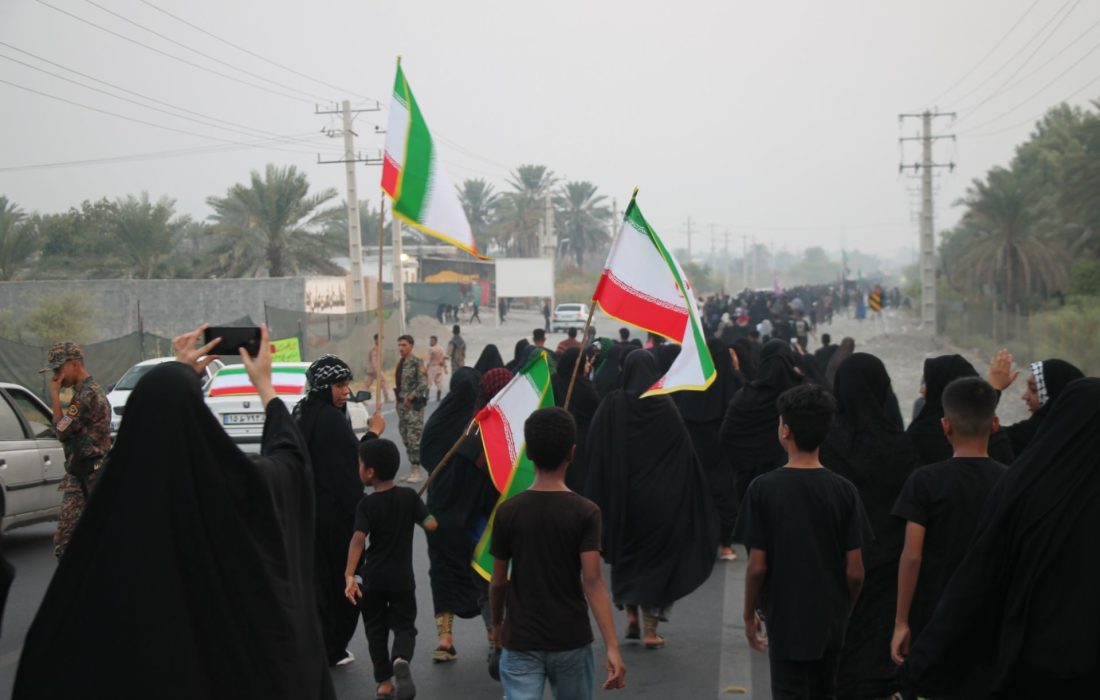 راهپیمایی«جاماندگان اربعین» در رودان