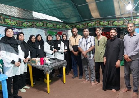 تپش خدمت در مسیر عشق؛ موکب درمانی حضرت علی‌اکبر(ع) رودان