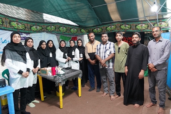 تپش خدمت در مسیر عشق؛ موکب درمانی حضرت علیاکبر(ع) رودان