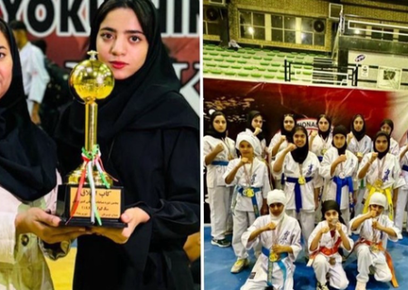 درخشش دختران کیوکوشین رودانی در مسابقات کشوری FIKK