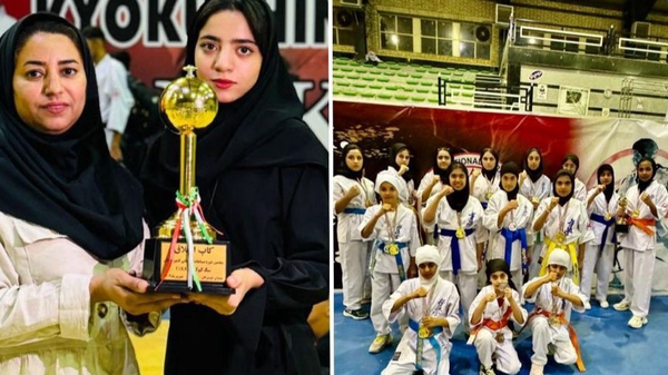 درخشش دختران کیوکوشین رودانی در مسابقات کشوری FIKK
