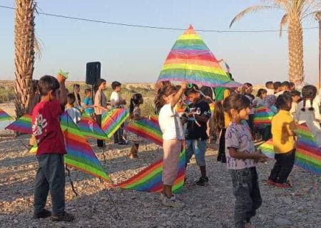 بادبادک‌ها شادی را به آسمان زیارتعلی رودخانه بردند