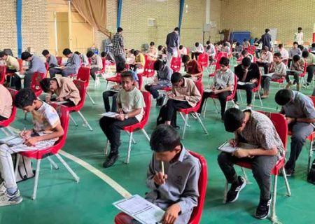 مسابقه ریاضی جزیره گنج با حضور ۲۵۰ دانش‌آموز در رودان برگزار شد