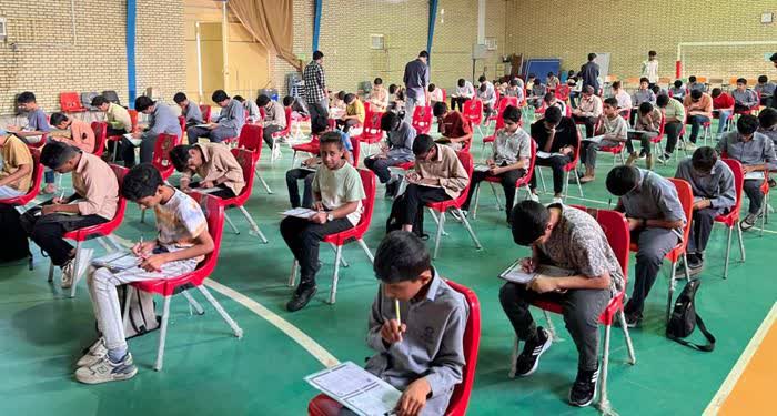 مسابقه ریاضی جزیره گنج با حضور ۲۵۰ دانش‌آموز در رودان برگزار شد