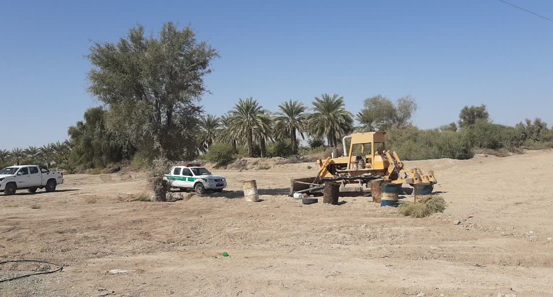 رفع تصرف ۵ هکتار از اراضی ملی بخش رودخانه