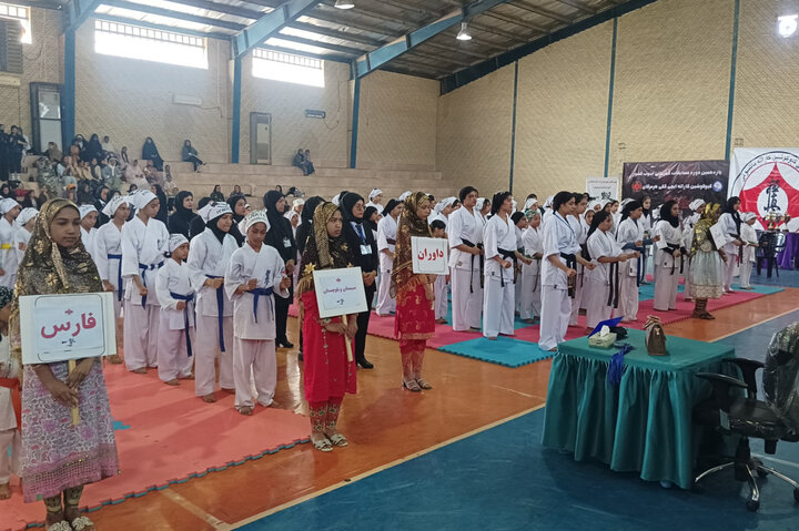 رقابتهای کاراته بانوان ایچیگکی جنوب کشور آغاز شد