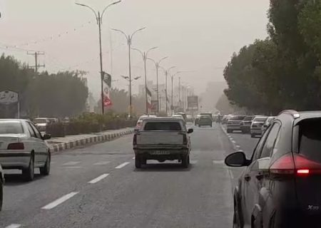 گرد و خاک، هوای رودان را غبارآلود کرد