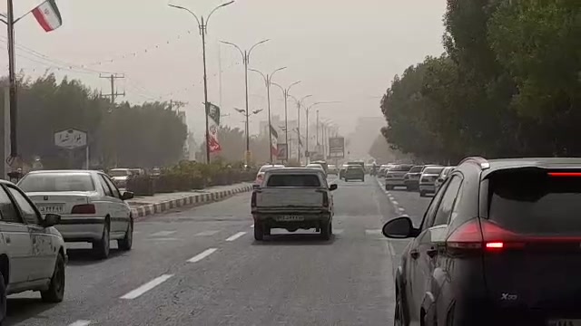گرد و خاک، هوای رودان را غبارآلود کرد