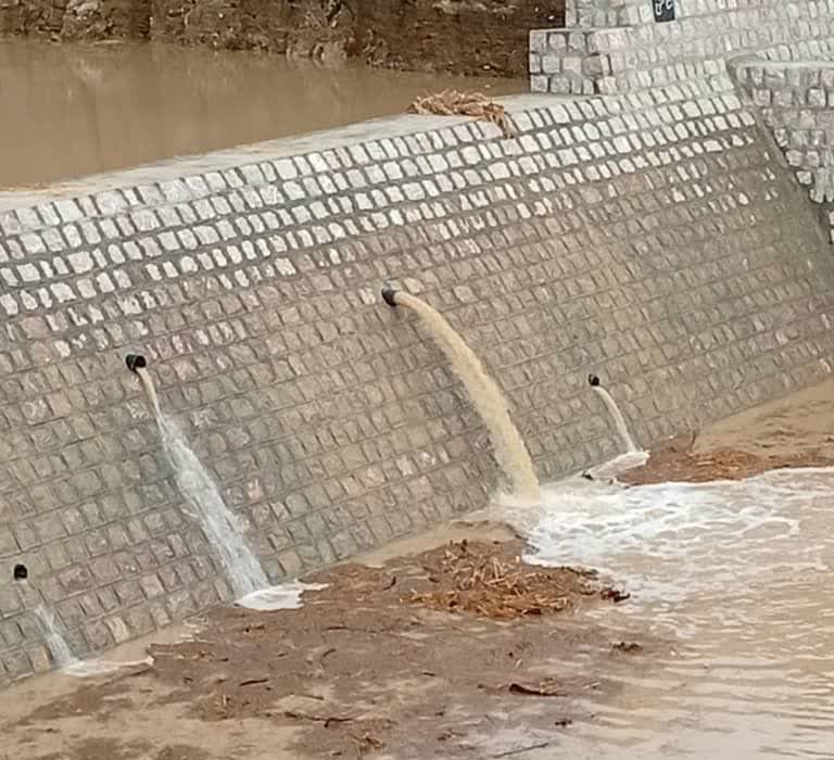 آبگیری کامل سازه آبخیزداری کاریزا برنطین رودان