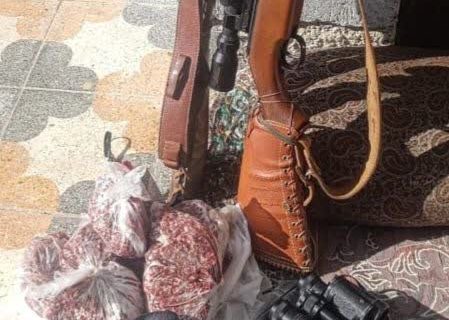 دستگیری متخلف شکار و صید در برنطین رودان