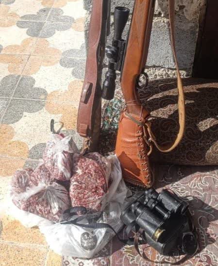 دستگیری متخلف شکار و صید در برنطین رودان