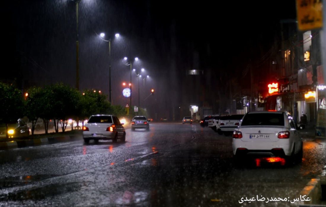 میزان بارندگی رودان در ۸دیماه