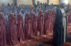 آیین جشن تکلیف ۱۷۱ دانش‌آموز دختر مدارس بیکاه برگزار شد