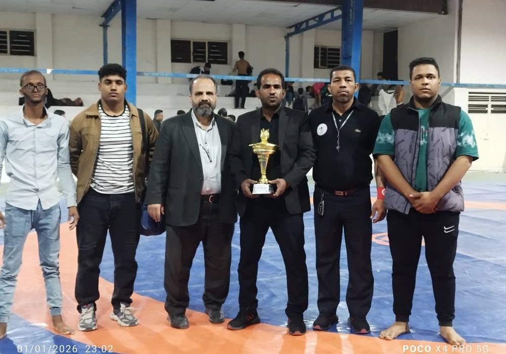 رودان قهرمان مسابقات کشتی پنج جانبه شد