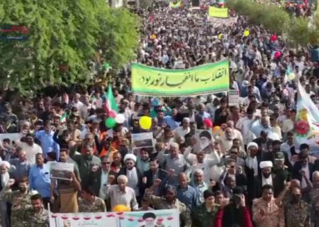 حماسه حضور مردم رودان در راهپیمایی باشکوه ۲۲ بهمن؛ تجلی وحدت ملی و اقتدار انقلاب