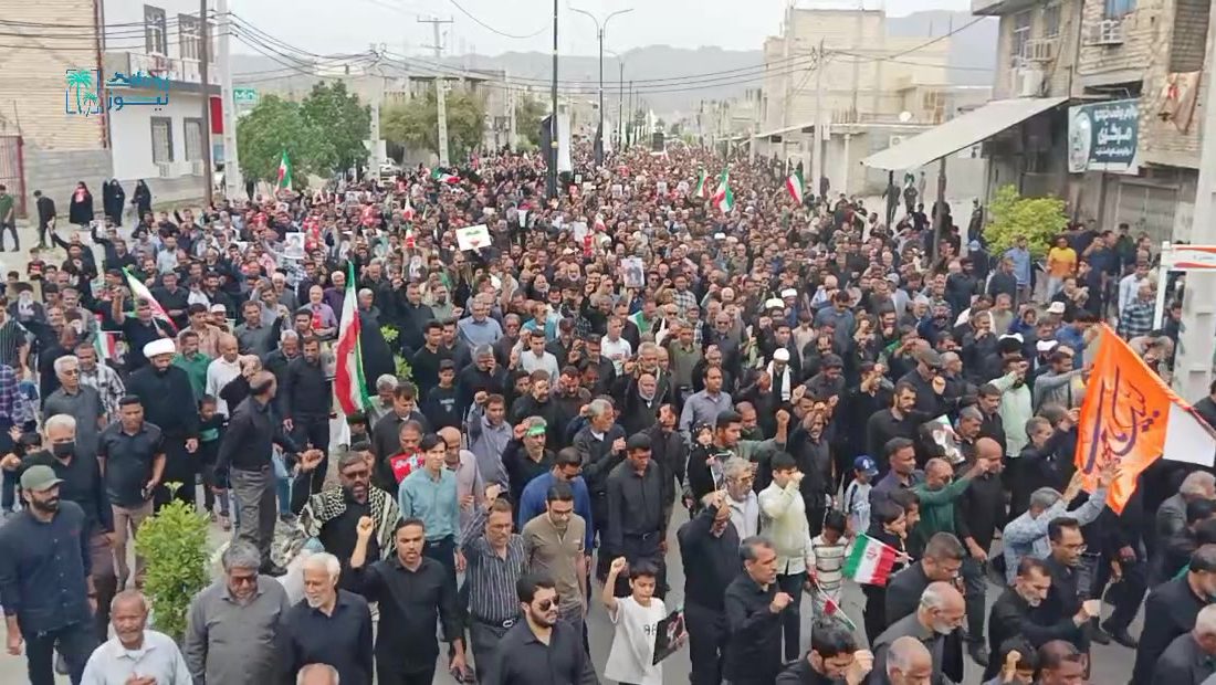مردم رودان روز قدس حماسی ساختند