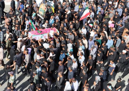 تشییع پیکر مطهر شهید صادق دروگری در رودان