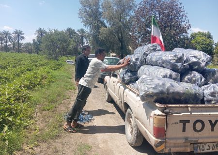 جمع‌آوری کمک‌های مردمی توسط بسیج سازندگی رودان برای رزمندگان