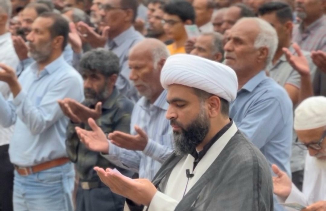 اقامه نماز عید سعید فطر در رودان