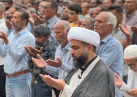 اقامه نماز عید سعید فطر در رودان