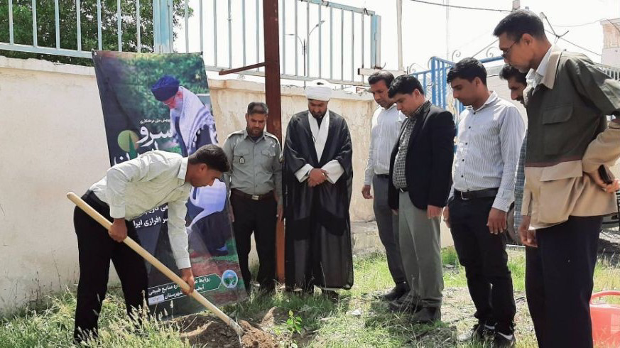 نهال‌هایی برای روشن ماندن راه شهیدان در دل کتابخانه‌های رودان