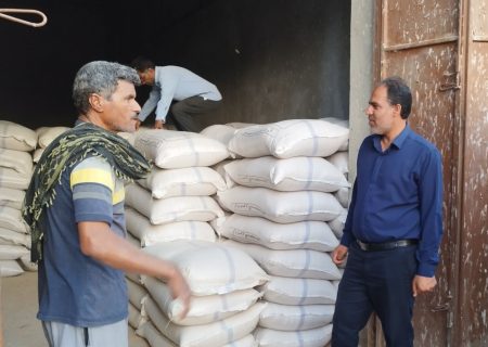 توزیع ۴۵۰ تن سبوس در شهرستان رودان