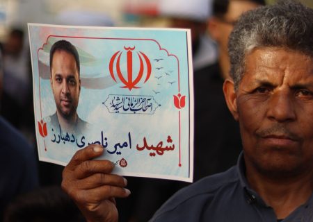 میزبانی باشکوه مردم رودان از پیکر مطهر شهید امیر ناصری دهبارز