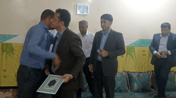 عیادت مدیرکل آموزش و پرورش هرمزگان از پیشکسوتان فرهنگی در رودان