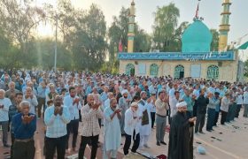 اقامه نماز عید سعید قربان در رودان