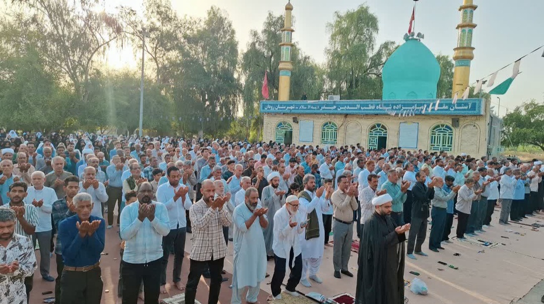اقامه نماز عید سعید قربان در رودان