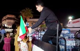 ارسال محموله‌های پویش «نذر آب» از رودان به خلیج فارس و مناطق عملیاتی