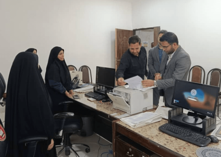بازدید دادستان رودان از شورای حل اختلاف و دادگاه صلح