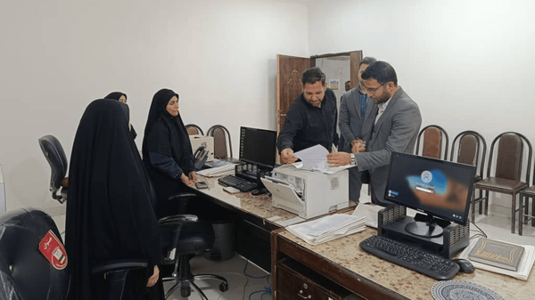 بازدید دادستان رودان از شورای حل اختلاف و دادگاه صلح