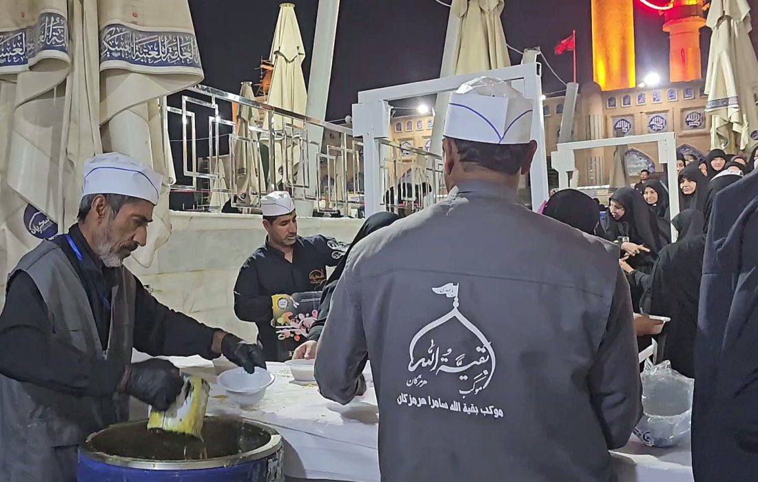 از رودان تا سامرا؛ ۱۲ سال خدمت بیوقفه موکب حضرت بقیهالله(عج) در آشپزخانه حرم امامین عسکریین(ع)