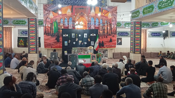 مراسم چهارمین ماه شهادت شهید مصطفی ارکاک در شهر بیکاه رودان برگزار شد
