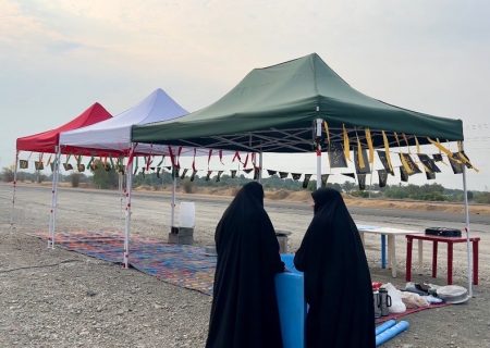 موکب احسان‌الحسین برای چهارمین سال در رودان برپا شد