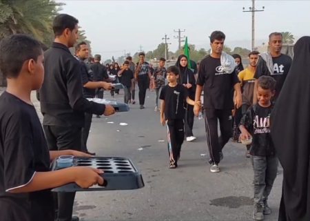 راهپیمایی«جاماندگان اربعین» در رودان