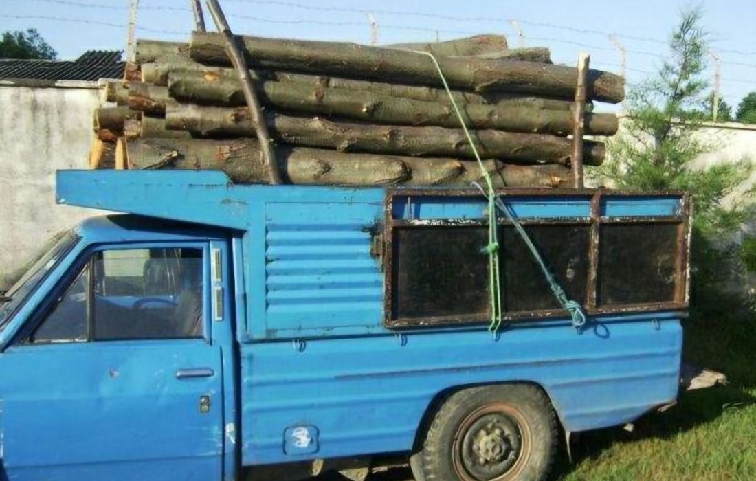 کشف یک تن و چهارصد کیلو چوب قاچاق توسط پلیس رودان